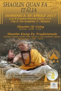 shaolin 30aprile