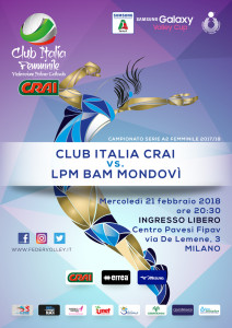 locandina Club Italia CRAI-Mondovì